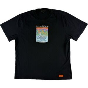 Teddy Fresh Collab Hila‎ Klein Brand T-Shirt Whale I'm Completely Alone Size 3XL